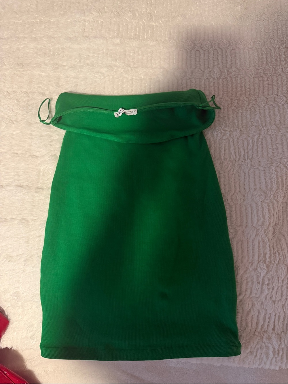 Zara Green Mini Tube Dress